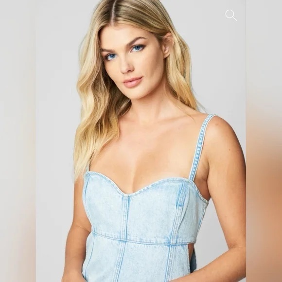 BLANKNYC Pay Back Denim Dress, Size 4 - Picture 5 of 10